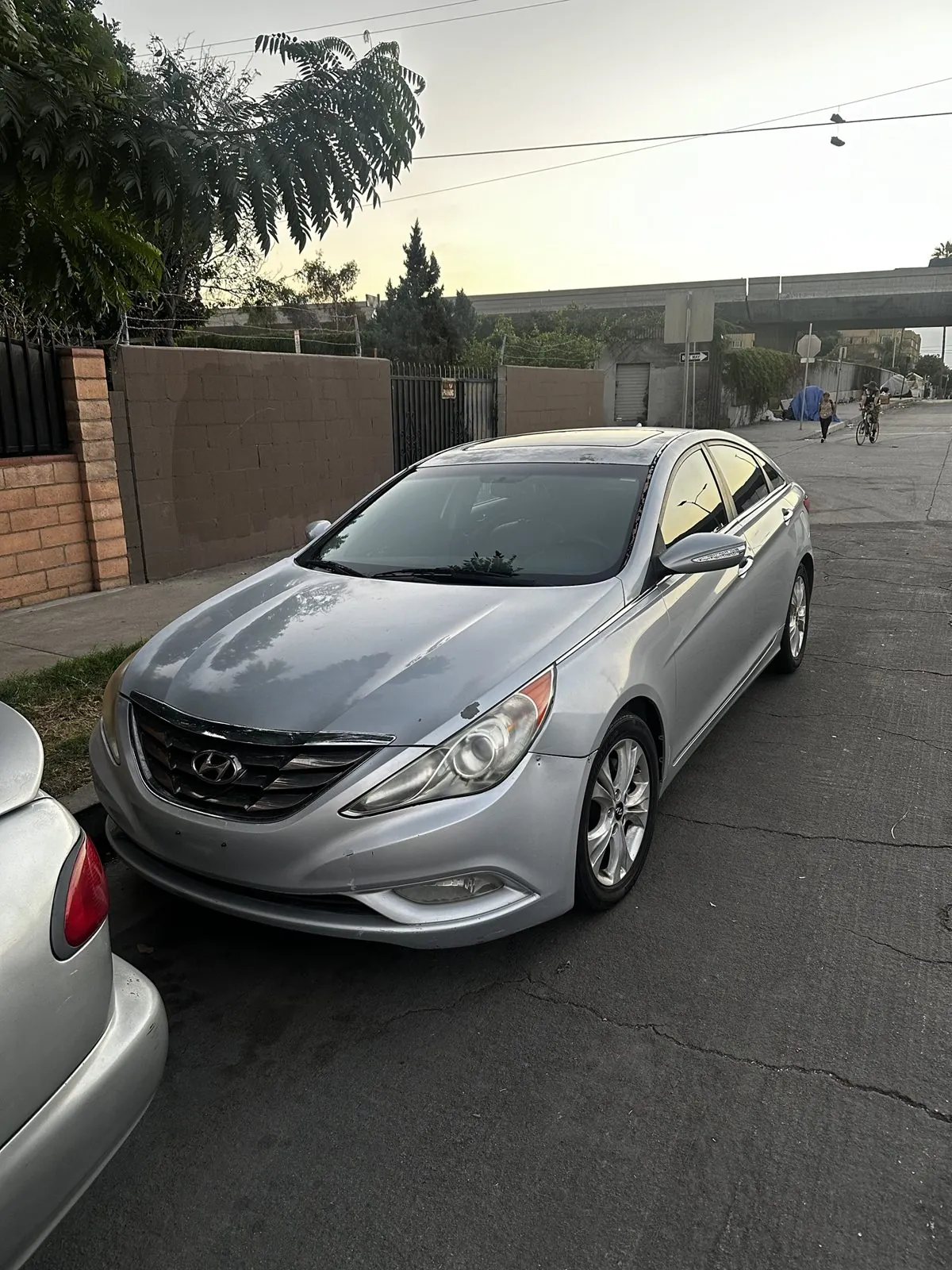 Silver Hyundai Sonata